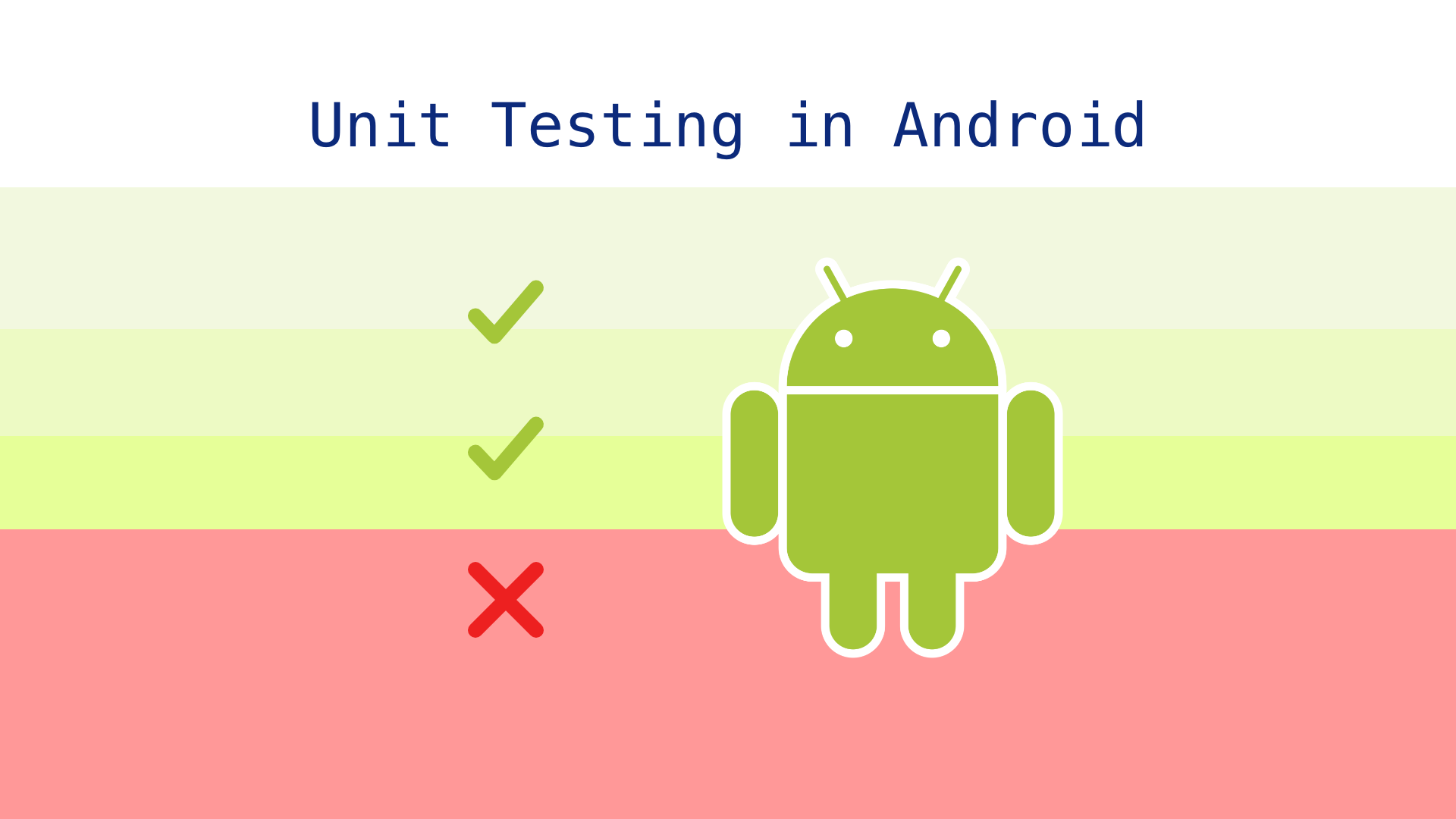 Unit Testing in Android Development
